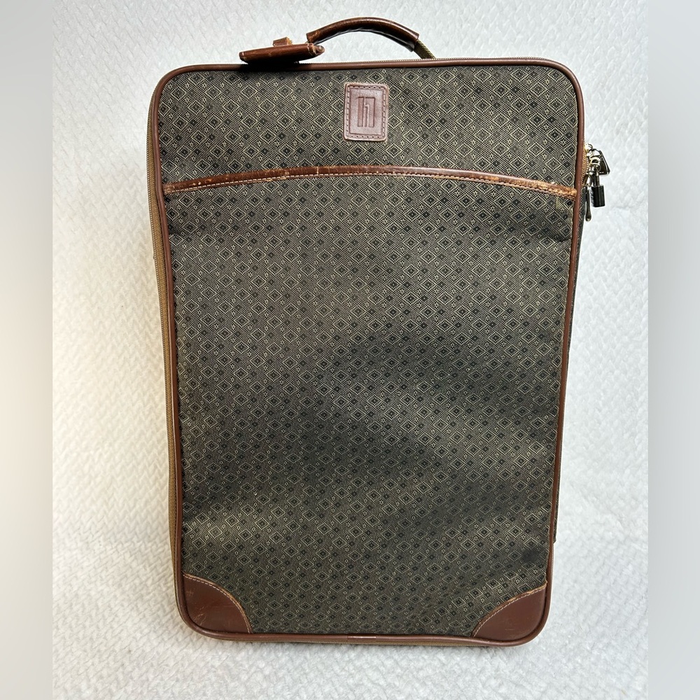 Hartmann Wings Diamond Jacquard 22" Rolling Suitcase Carry On Luggage